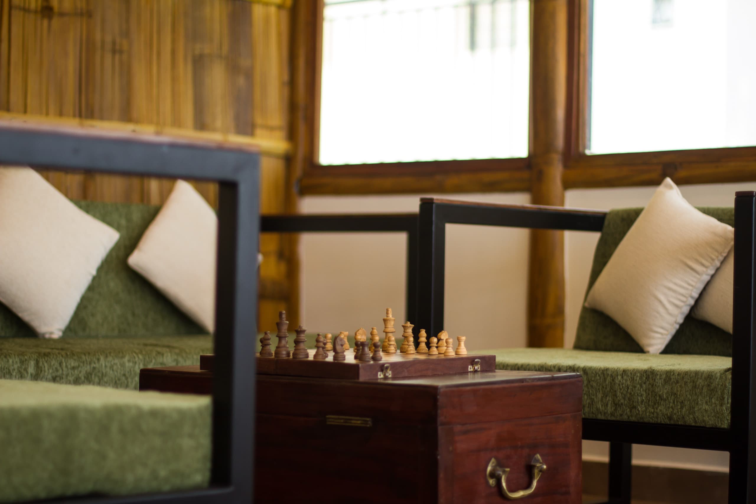 The lounge at the lobby